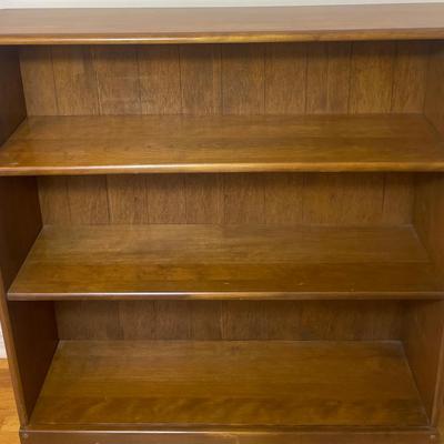 Vintage Wood Bookcase 