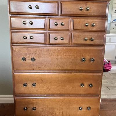 5-Drawer Wood Chest Of Drawers 33w X 47h X 18dp