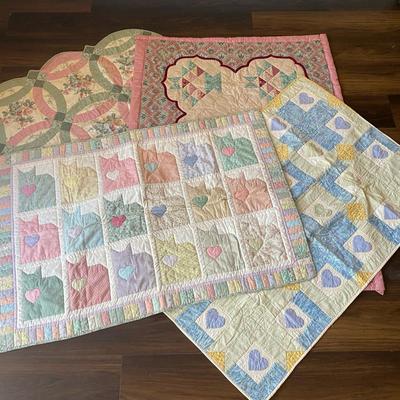 Handmade Pastel Baby Quilts 