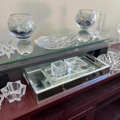 Cut Crystal & Glass Bowls & Containers