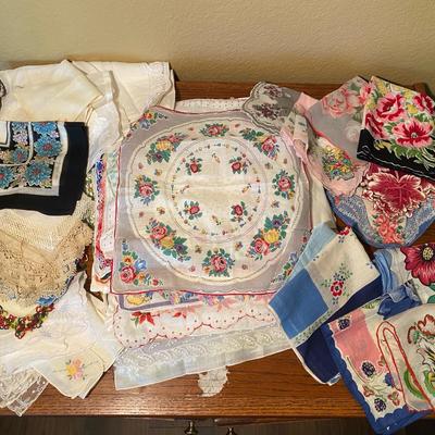 Vintage Handmade Handkerchiefs 