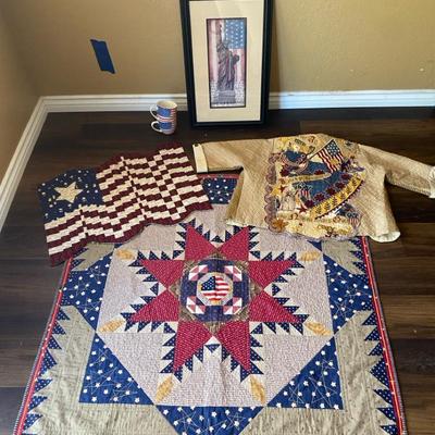 Quilting God Bless America 