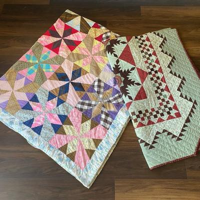 Pair Of Handmade Quilts