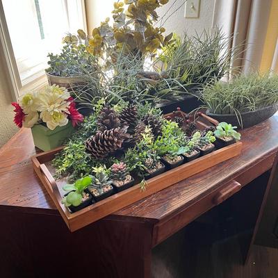 Lot Of Faux Plants