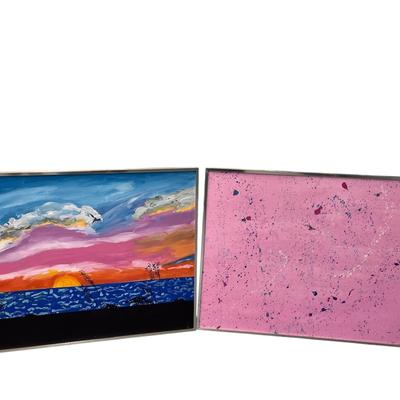 Hand Painted Abstract Canvas