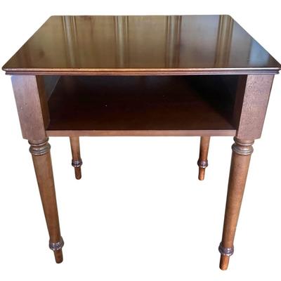 Square Wooden Side Table by Bombay Company 