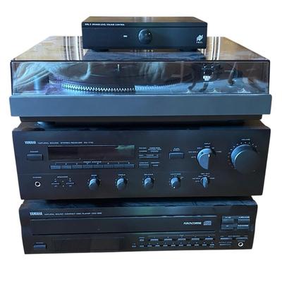 Yamaha Speakers, Record Player, & More Electronics 