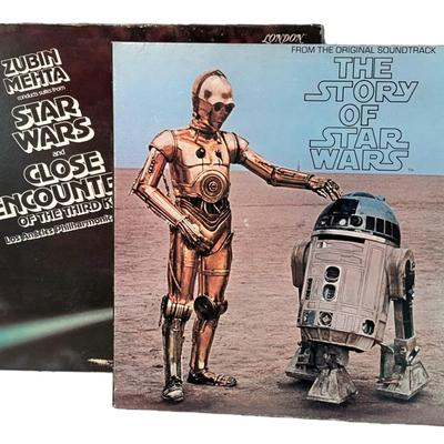 1977 “The Story of Star Wars” & 1978 LA Philharmonic Orchestra Vinyl Records