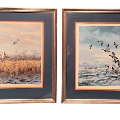Set Of Signed Duck Prints 