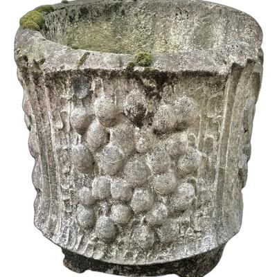 Large Concrete Outdoor Planter - HEAVY!