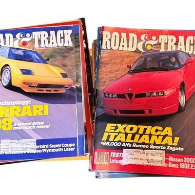 Vintage Road And Track Car Magazines