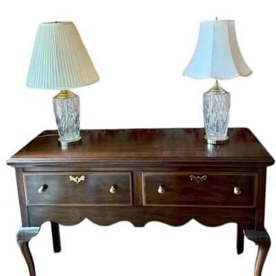 Henkel-Harris Vintage Wooden Buffet Cabinet/Console Table