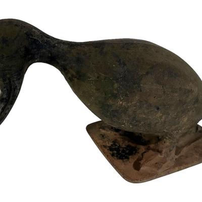 Cast Iron Duck Garden Statue