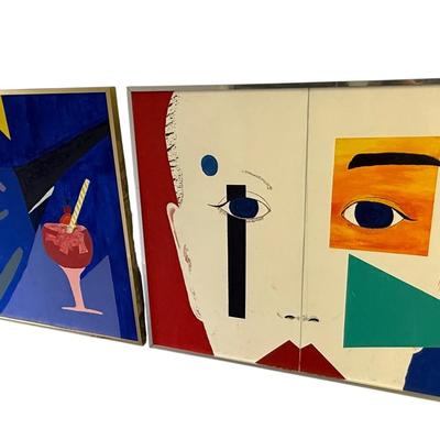 Hand Painted Abstract Canvas