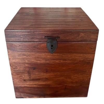 Vintage Square Wooden Cedar Chest