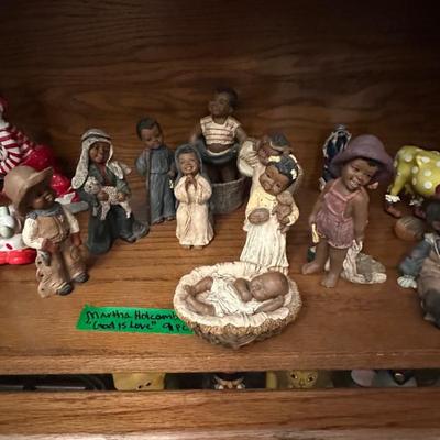 Martha Holcombe “God Is Love” Nativity Set and Other Collectibles
