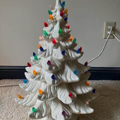 Large 22" Ceramic Christmas Tree (Dated 1981)