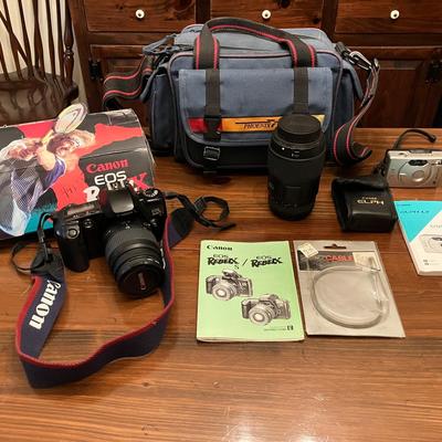 Canon EOS Rebel X and Canon ELPH LT Cameras