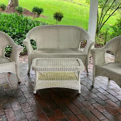 Wicker Patio Set 