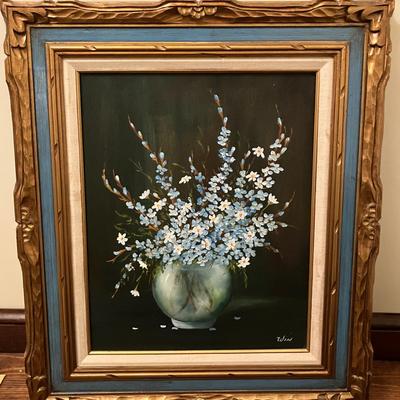Signed Oil Painting on Canvas