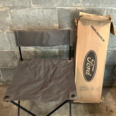 2 Ford Explorer Gray Folding Chairs