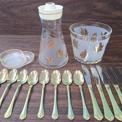 "Libby" Carafe and “JCPenney” Flatware 