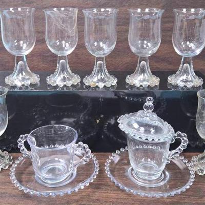 "Imperial Glass Co." Stem Glasses and More