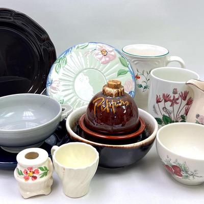 “Mikasa” Chocolate Dinnerware and More