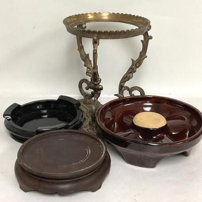 Brass, Stoneware, and More Bases / Stands