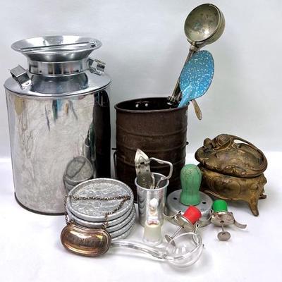 Vintage “Bromwell’s” Flour Sifter and More