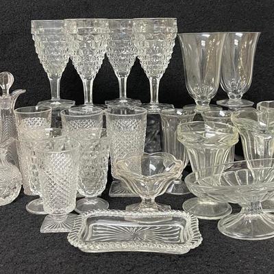“Fostoria,” “Westmoreland,” and More Glassware