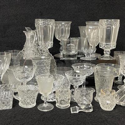 Large Assortment of Glassware