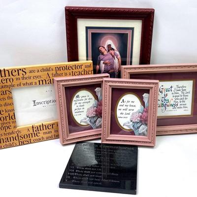 “Master Peace” and Other Christian Themed Frames 
