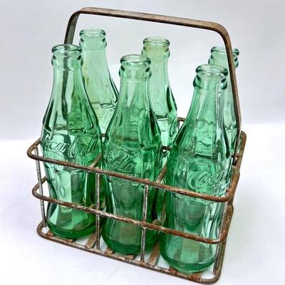 “Coca-Cola” Bottles and Carrier 