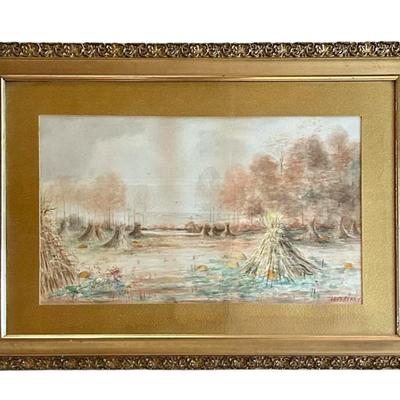 Watercolor by W.B. Macy