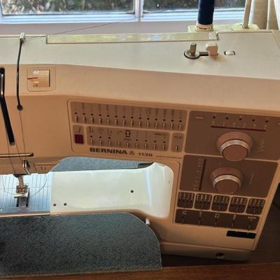 Bernina 1130 Sewing Machine w/ Cabinet, Manual and Accessories 