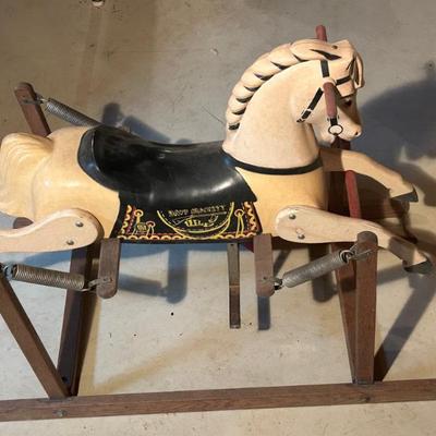 Rich Toys Davy Crockett Rocking Spring Horse 