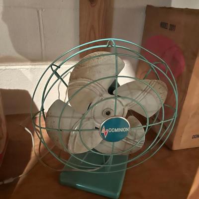 Vintage Dominion Table Fan