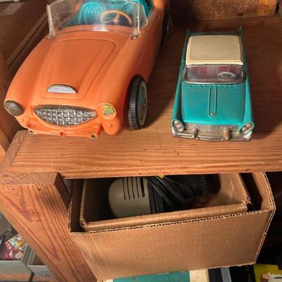 Barbie 1962 Austin-Healey and Vintage Die-Cast Car 