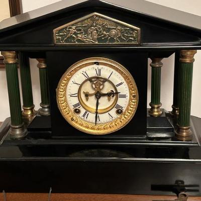 Antique Ansonia Mantle Clock 
