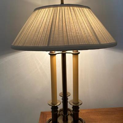 Ethan Allen Three Candlestick Table Lamp