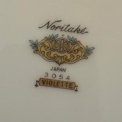 Noritake China in the Violette Pattern 