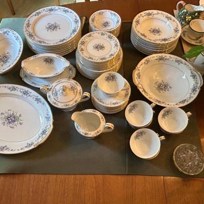 Noritake China in the Violette Pattern 