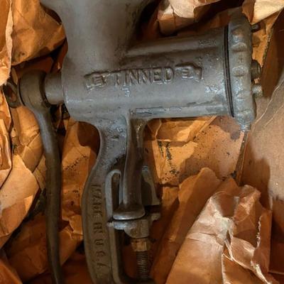 Vintage Cast Iron Meat Grinder 