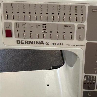 Bernina 1130 Sewing Machine and Custom Sewing Cabinet 