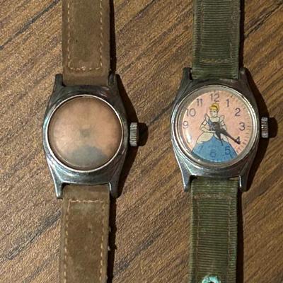1960's Disney Princess Cinderella Watches 