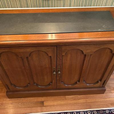 Davis Cabinet Company Solid Walnut Buffet Server 