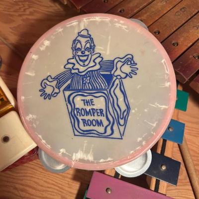 Vintage The Romper Room Tambourine 