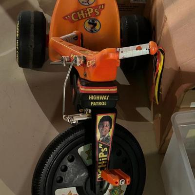 1970's "CHiPs" Big Wheel 