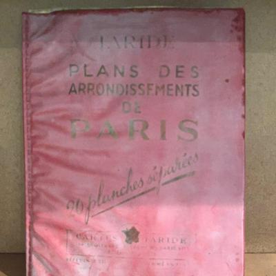"Plans des arrondissements de Paris" map book by Taride.  District Maps of Paris Early 20th Century 